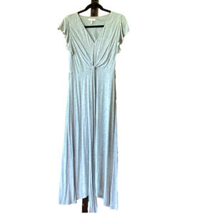 Rebecca Taylor Gray Wrap Dress Size Small New with defects UPCycle Opportunity
